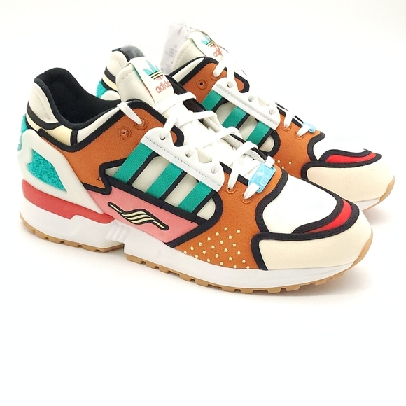 Adidas ZX 10000 x The Simpsons A-ZX Series Krusty Burger Collab HO5783 Size 9 - Picture 4 of 10